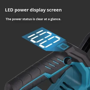 Scie à chaîne électrique sans balais à batterie au lithium de 12 pouces et 16 pouces pour l'élagage des branches épaisses, usage extérieur et domestique, commerce transfrontalier - Product Image 3