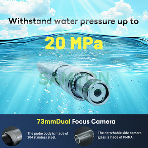 Sistema de Cámara de 300 m para Pozos Profundos con Doble Cámara, Equipo de Inspección de Acero Inoxidable con 73 mm de Diámetro - Product Image 6