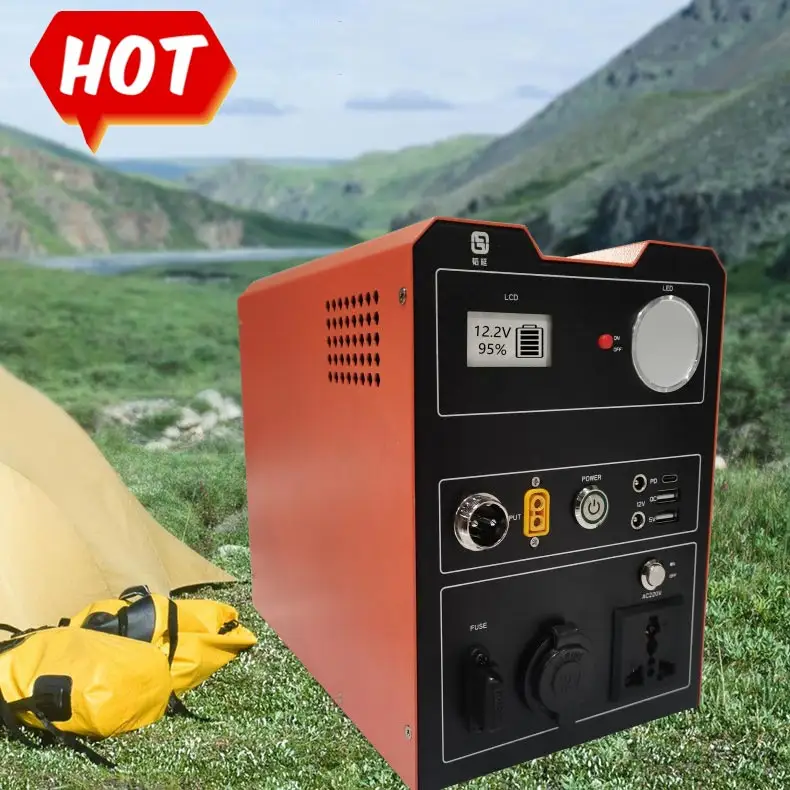 Best Selling 500W 1000W Solar Energy Storage Lifepo4 Battery Portable Power Station For Home Outdoor
