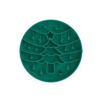 Tapis de léchage en silicone pour chien et chat, bol alimentaire anti-étouffement à alimentation lente pour chiots et chats de petite et moyenne taille, idéal pour Noël