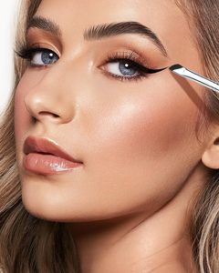 <span class=keywords><strong>Pinceau</strong></span> Eyeliner Gel Angulaire en Forme de Faisceau avec Poils Véganes Ultra Fins et Courbés pour un Maquillage Précis des Yeux, des Sourcils et des Paupières - Product Image 5