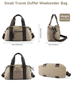 Borse da <span class=keywords><strong>viaggio</strong></span> in tela leggera Vintage da <span class=keywords><strong>uomo</strong></span> borse da <span class=keywords><strong>viaggio</strong></span> in tela - Product Image 4