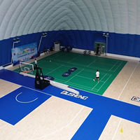 Structure de membrane tendue en PVDF pour les terrains de sport, les stades, les villas, imperméable, résistante au feu, écologique, résistante aux UV