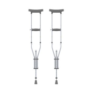 Béquille sous-aisselle en alliage d'aluminium, réglable, télescopique, détachable, pour personnes âgées - Product Image 1