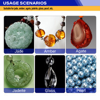 LOZLIN Lot de 10 forets hélicoïdaux HSS à finition diamantée de 0,5 à 4,0 mm pour le perçage de la maçonnerie sur le jade/le cristal/le verre/le céramique/les carreaux/le bois