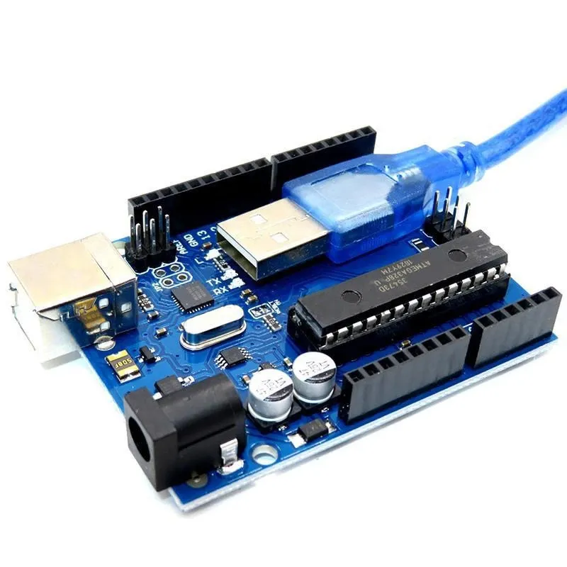 Carte microcontrôleur ATmega16U2 de qualité supérieure, kit de démarrage complet avec câble USB, idéale pour l'apprentissage et le développement