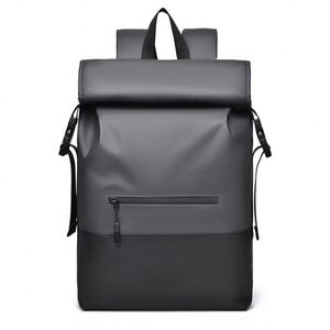 Wholesale Custom Logo Travel Rolltop <b>Backpack</b> Waterproof Polyester Gym Sport <b>Laptop</b> <b>Backpack</b> <b>for</b> Men <b>Women</b> Trending Fashion - Product Image 1