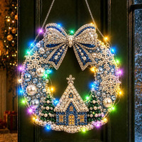 Nouvelle Lampe LED Portable Mignonne en Forme de Perle et de Diamant pour la Peinture au Diamant, Noël, Chine