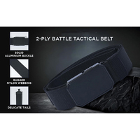Ceinture réglable pour homme, discrète, unisexe, invisible, robuste, tactique, avec boucle à dégagement rapide