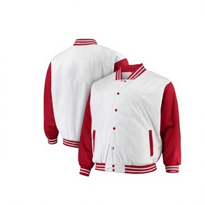 Chaqueta Varsity de Lona para Hombre con Logotipo Personalizado, Cuello Mao, Estilo Urbano, Corte Regular, Exterior de Lana, Antibacteriana, Transpirable y de Secado Rápido - Product Image 6