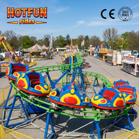 Manège de montagnes russes d'intérieur à 16 places pour jardin, équipement de fête foraine extérieure attrayant, prix abordable, à vendre