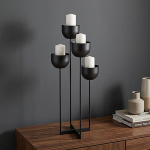 Portavelas Decorativo de Hierro Hecho a Mano, Adorno Premium para el Hogar, Ideal para Bodas, Festivales y Decoración de Interiores - Product Image 6