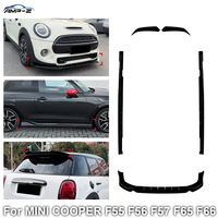 Kit carrosserie AMP-Z pour BMW Mini Cooper F55 F56 F57 F65 F66 : Lame de pare-chocs avant et arrière, séparateur, jupes latérales, aileron arrière, diffuseur