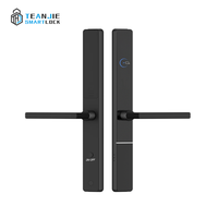 Vente en gros de serrure numérique pour porte coulissante de chambre d'hôtel à cylindre intelligent RFID en alliage d'aluminium pour porte en bois aluminium