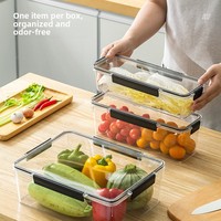 Boîte de rangement pour nouilles, conteneur rectangulaire de qualité alimentaire, pour pâtes et nouilles séchées, hermétique, compatible réfrigérateur, conserve l'humidité, 1-2L
