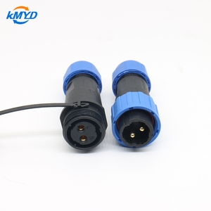 מחבר מערכת אנרגיה סולארית IP68 עמיד למים מחומר ניילון ופליז 10A דגם LD16/SP16 2/3/4 פינים ללא הלחמה עם הברגה זכר/נקבה - Product Image 5