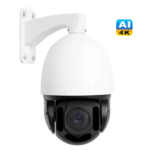 4MP 25X Zoom 2-in-1 Dual Lens PTZ POE IP Camera with Color Night Vision, 100 m IR & 30m White Light