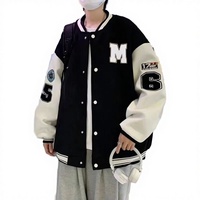 Blouson Bomber Décontracté Vert Tendance pour Homme Junior, Col Montant, Coupe Ample, Motif Cœur, Automne, pour Adolescents