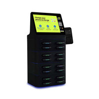 Station de recharge rapide portable pour téléphone mobile, batterie Li-polymère, 8 emplacements, sortie 60W, borne de location de batterie partagée