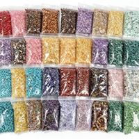 Penjualan Grosir Kristal Alami Batu Kerikil Halus 3-5mm, Campuran Kristal Kuarsa, Batu Pecah untuk Penyembuhan