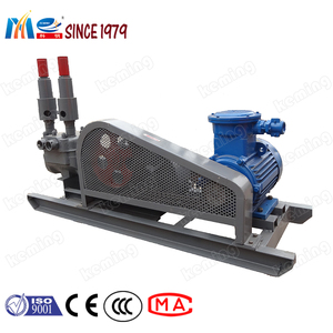 Bơm vữa công nghiệp bơm vữa xi măng BƠM BÙN xi lanh đa xi lanh với đồng hồ đo áp suất - Product Image 3