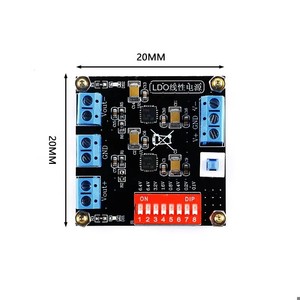 Módulo de Fuente de Alimentación de Línea UV Ajustable Positiva y Negativa de Ondulación Ultrabaja TPS7A4701 7A3301 - Product Image 1