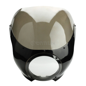 Parabrisas delantero <span class=keywords><strong>Universal</strong></span> Retro para motocicleta, carenados para Harley Sportster bobber chopper - Product Image 4