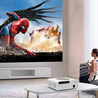 Projecteur LED Touyinger Q10W Full HD 1920 x 1080 Haute luminosité 9500 lumens avec Wifi Android pour Home Cinéma