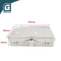 Gcabling - Caja de Distribución de Fibra Óptica PLC Tipo ABS 1x8 y 1x16 de 24 Fibras con Pigtail para FTTH - Precio de Fabricante