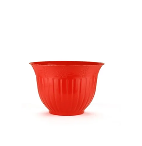 Pot de fleurs décoratif en plastique Love Fresh de 9,5 pouces pour plantes d'intérieur et d'extérieur, maison et jardin - Product Image 6