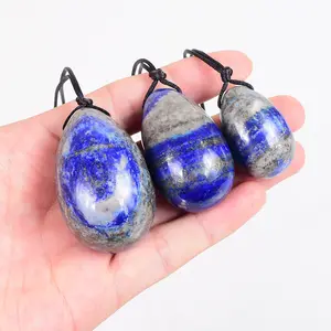 2020 Amazon Hot Bán 3 Trong Một Bộ Lapis Luzil Yoni Trứng Đối Với Âm Đạo Ngọc Bích Nephrite