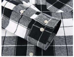 <span class=keywords><strong>Camicia</strong></span> <span class=keywords><strong>Giacca</strong></span> Casual da Uomo di Tendenza di Alta Gamma 2025 Antirughe Versatile a Maniche Lunghe con Cappuccio in Flanella a Quadri - Product Image 5