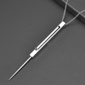 Nouveau <span class=keywords><strong>collier</strong></span> d'autodéfense pour femmes - Outil de sécurité <span class=keywords><strong>portable</strong></span> et discret, bijou invisible de protection anti-agression - Product Image 3
