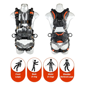 Sabuk kerja panjat gunung, sabuk keselamatan pinggang lebar dipertebal, <span class=keywords><strong>Harness</strong></span> pohon kerja batu seluruh tubuh - Product Image 5