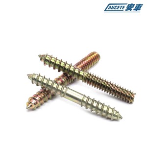 Tornillos de Fijación de Punta Cónica de Acero Inoxidable GR5, Cabeza Hexagonal, Zincados, Rosca Fina Métrica M3/M4, Fijaciones para Maquinaria - Product Image 2