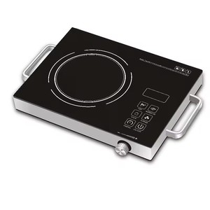 Plaque chauffante électrique à un brûleur, plaque chauffante en cristal noir, cuisinière infrarouge - Product Image 4