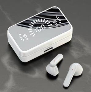 S20 TWS 9D Hifi Earphone layar sentuh cermin kontrol sentuh Earphone nirkabel Headphone Stereo tampilan Digital LED earbud - Product Image 2