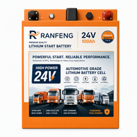 Paket Baterai LiFePO4 24V 200Ah untuk Truk, Starter Mesin, AC Parkir, Daya Starter, Siklus Dalam, 4000 Siklus