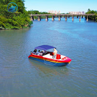 Bateau de pêche en HDPE de 6 mètres, construction monobloc rotomoulée, résistant à la corrosion acido-alcaline, modèle 01 (HDPE), aquaculture, pêche sportive