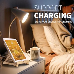 Bamboo Tablet <b>Stand</b> Adjustable Desktop Holder For Ipad Phone Universal Multi Functional Storage Rack - Product Image 3