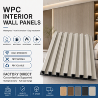 Panneau mural WPC co-extrudé résistant aux UV, imitation bois, pour bardage extérieur, clôture de jardin et façade