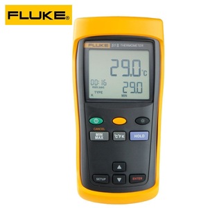 Fluke 51 II <b>Thermometer</b> Digital Temperature Meter K Type <b>Probe</b> Industrial Use - Product Image 1