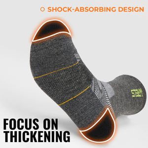 WRELS High Quality Merino Wool Socks Moisture Wicking Cushioned Thermal Sports <strong>Boot</strong> Socks Custom LOGO Hiking Merino Wool Socks - Product Image 5