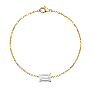 Brazalete de <span class=keywords><strong>Oro</strong></span> Sólido de <span class=keywords><strong>14k</strong></span> Personalizado con Bisel, Diamante Cultivado en Laboratorio con Corte Marquise, Certificado IGI - Product Image 4
