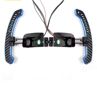Pales de changement de vitesse LED en fibre de carbone véritable BAITONG pour Panamera 971 911 997 996 Kit intérieur