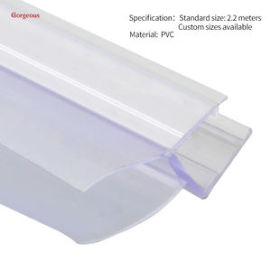 חם מכירה חם סוג פלסטיק עמיד למים ג 'קוזי גומי דלת פלסטיק לדלתות זכוכית אמבטיה-עמיד Pvc חותמת 3 שנים אחריות - Product Image 2