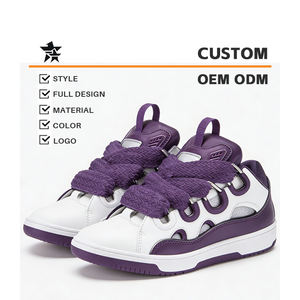 कारखाने कस्टम फैशन डिजाइनर चमड़े की अंकुश स्नीकर्स पुरुषों के लिए आकस्मिक पोशाक जूते तेंदुए - Product Image 1