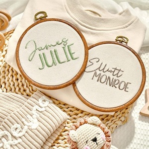 Mono de bebé bordado con letras y nombres, de moda, superventas transfronterizo TikTok <span class=keywords><strong>Shein</strong></span>, para recién nacidos, fabricado en China - Product Image 3
