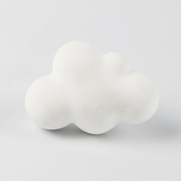 Diffuseur de parfum pour voiture Finru, en forme de nuage blanc, en céramique et porcelaine, pour huiles essentielles, désodorisant d'air