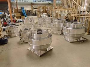 Kipas knalpot dapur baja tahan karat, tudung kipas angin AC 750 V 6500CMH untuk konstruksi rumah restoran 380 W 6500CMH - Product Image 6